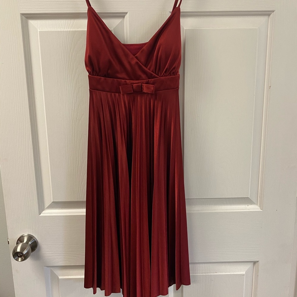Burgundy Dress